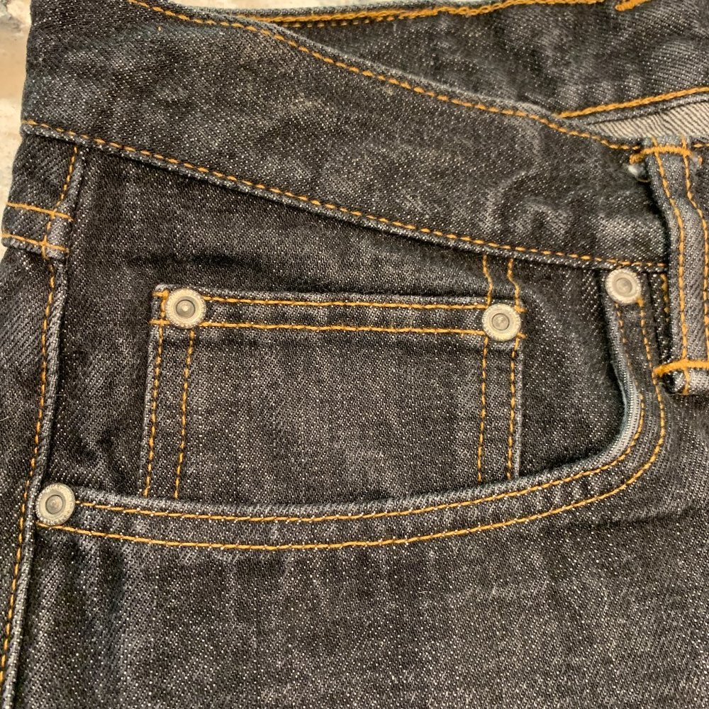 Gustin Loomstate Black Slim Fit Jeans - Actual size 33 - 33.5 / 30.5